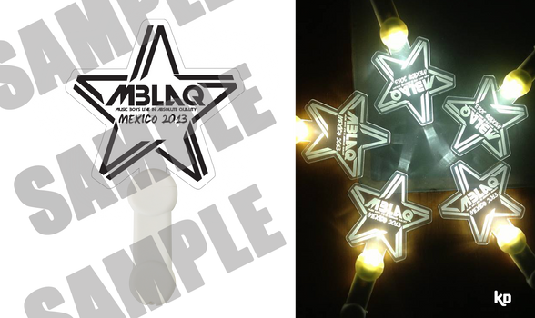 MBLAQ lightstick Mexico 2013