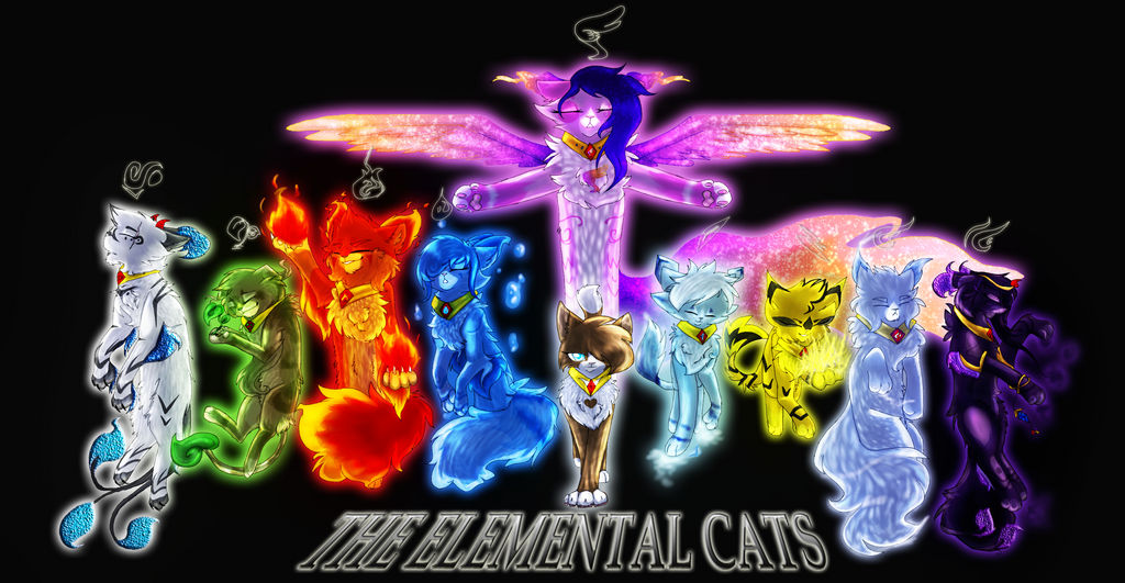 The Elemental Cats Poster by Angelpaw33 on DeviantArt