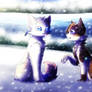 A chat in the snow |DWW|