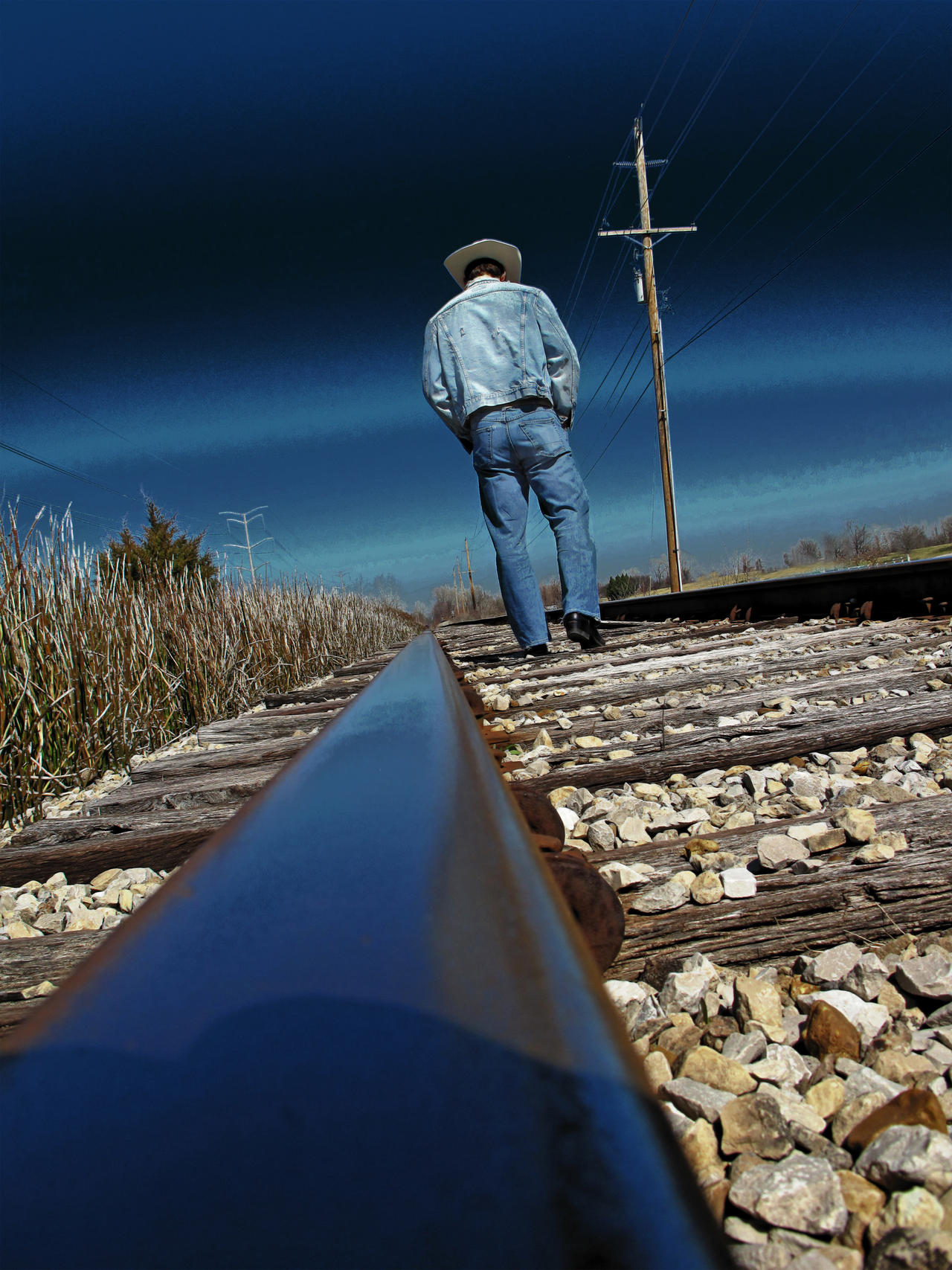 WalkingTheRails by DanSkinnerArt on DeviantArt