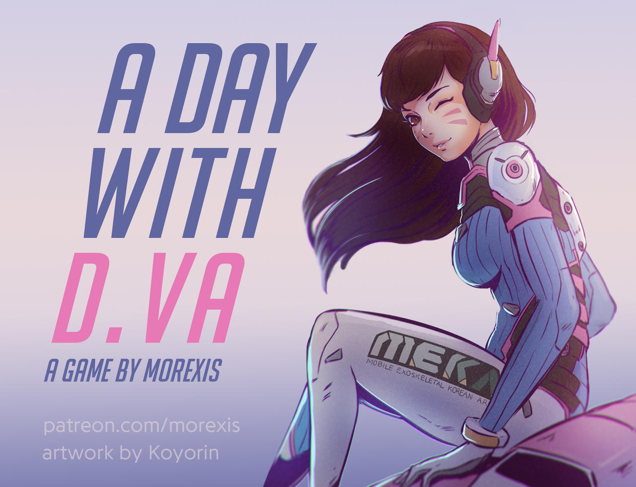 A Day With D.Va an Overwatch fapping game by Morexis on DeviantArt
