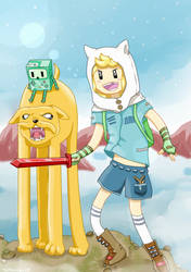 Jake, finn and BMO