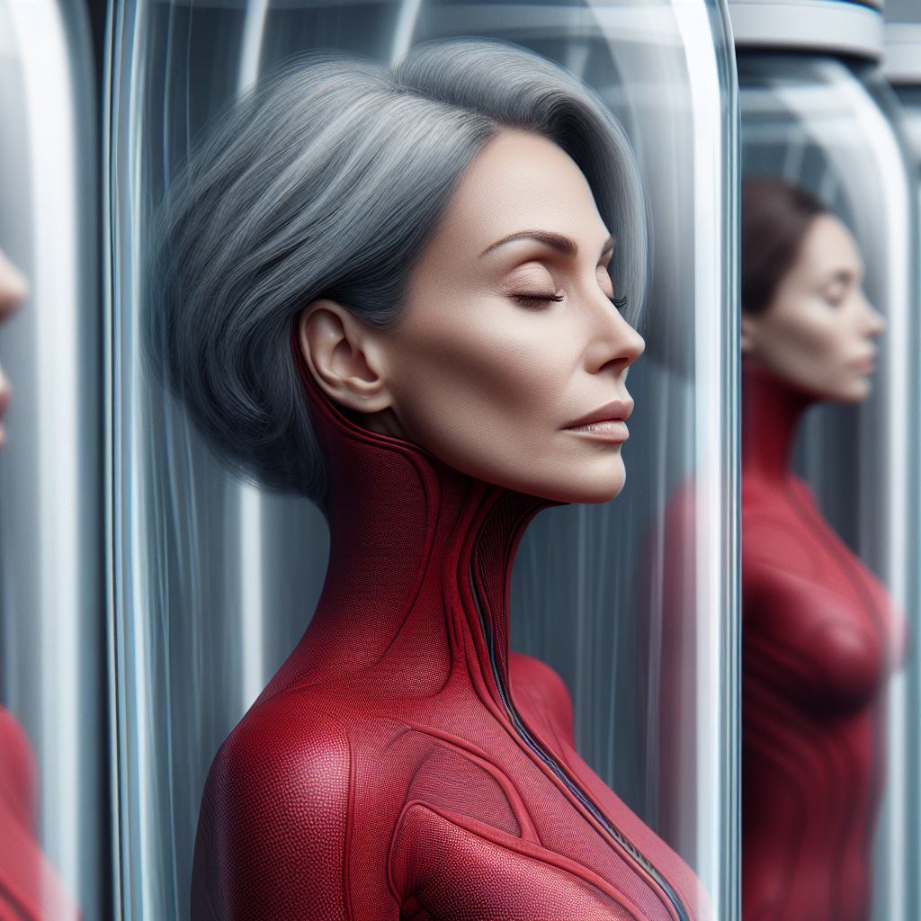 Female Space Explorer In Stasis 103 by ClarkSavage on DeviantArt