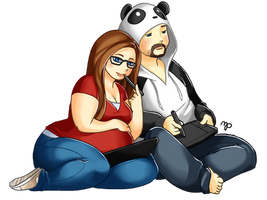 Trade - Sara and Panda Man