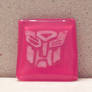 Commissioned Glass Autobot pendant