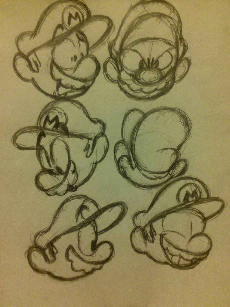 Mario Expressions by c4m234 on DeviantArt
