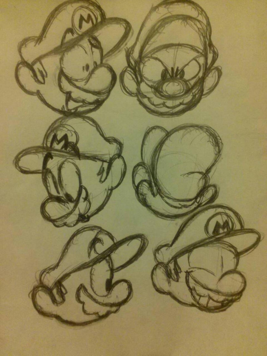 Mario Expressions by c4m234 on DeviantArt