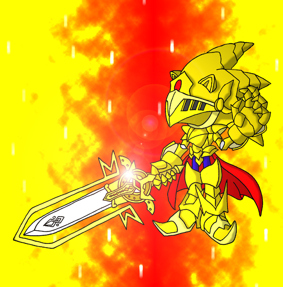 Golden Knight Excalibur Sonic