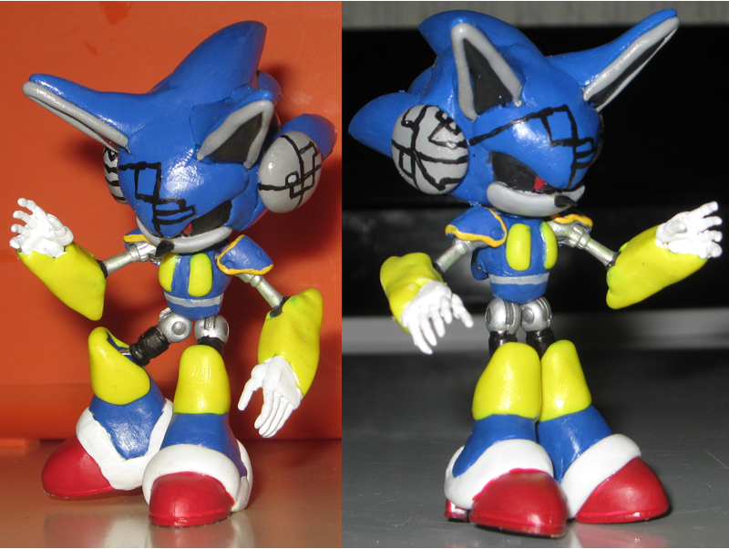 Custom Mecha Sonic figure (S3K version) by Geoffreysambursky1 on