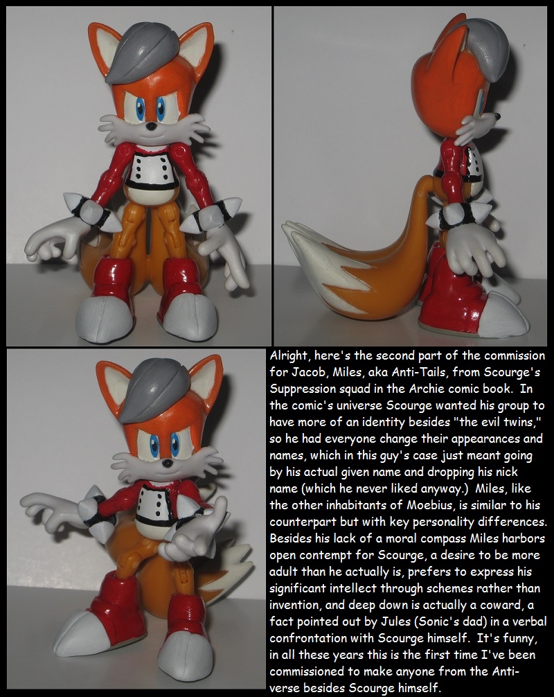 Custom Commission: Miles (anti-Tails)