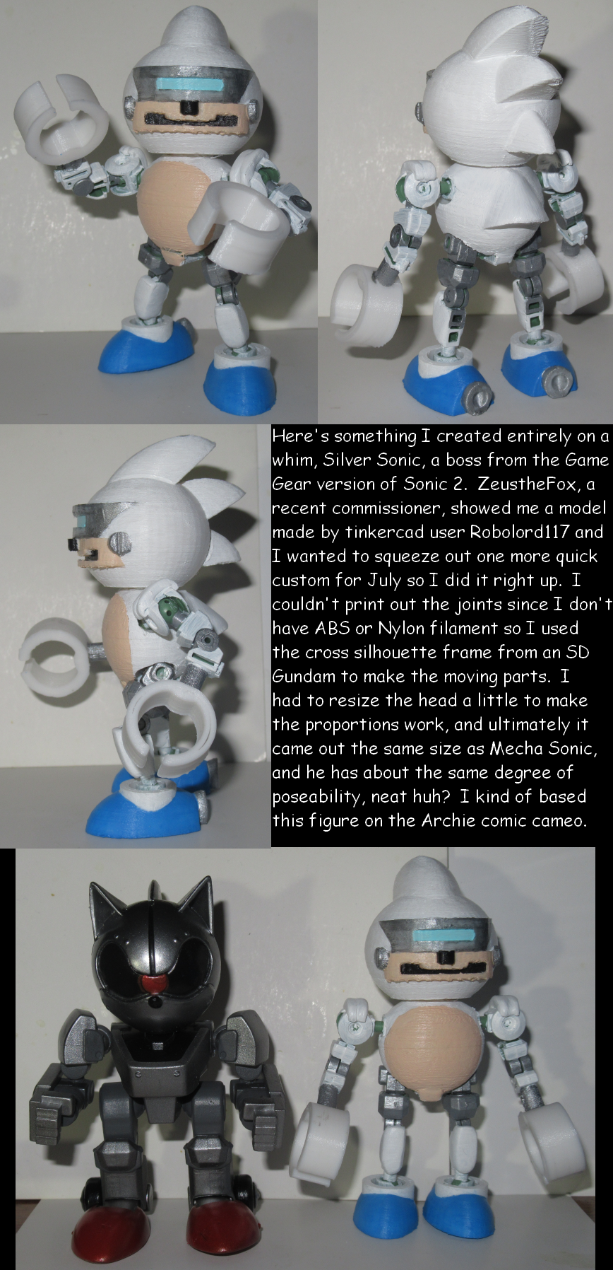 Darkspine Sonic Papercraft by augustelos on DeviantArt