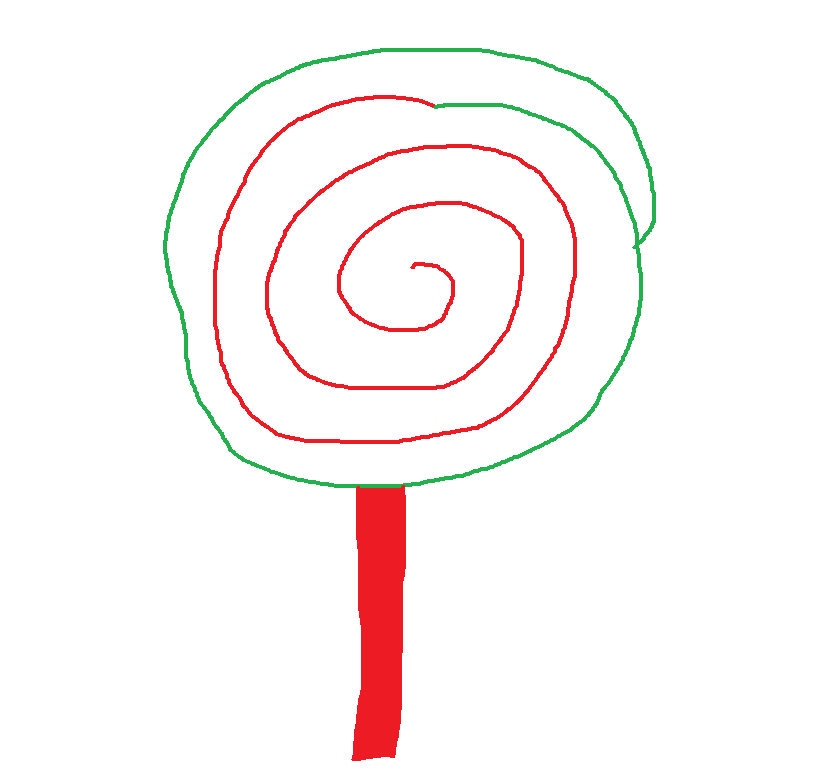 Drawing of a Lollipop