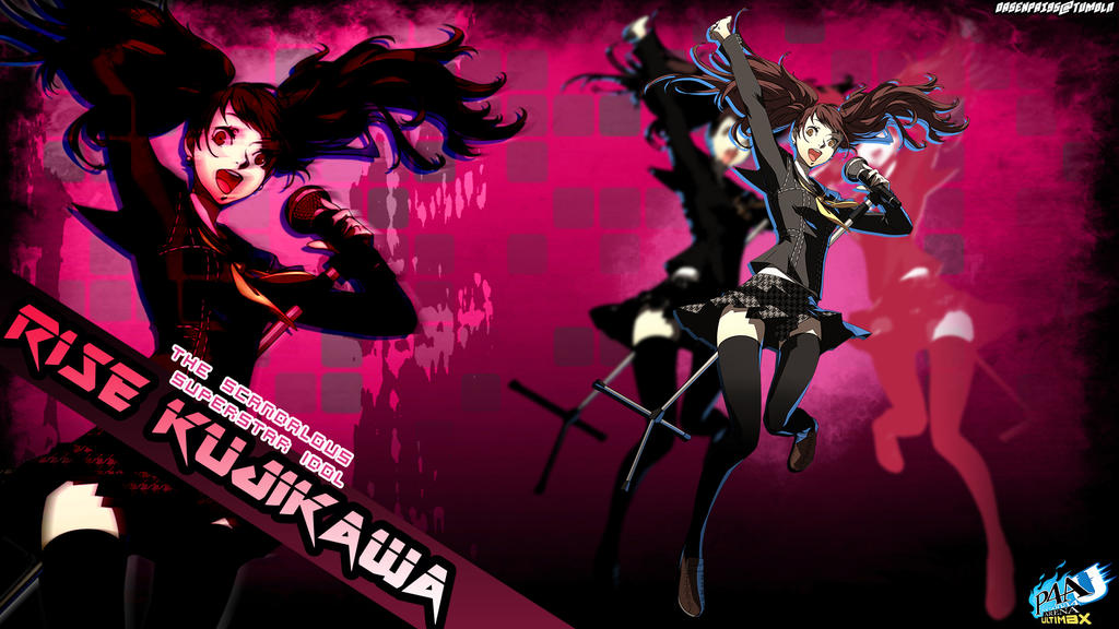 P4au Rise Persona 4 Arena Ultimax Rise Kujikawa Wallpaper by DaSenpai on DeviantArt