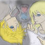 Roxas and Namine colored