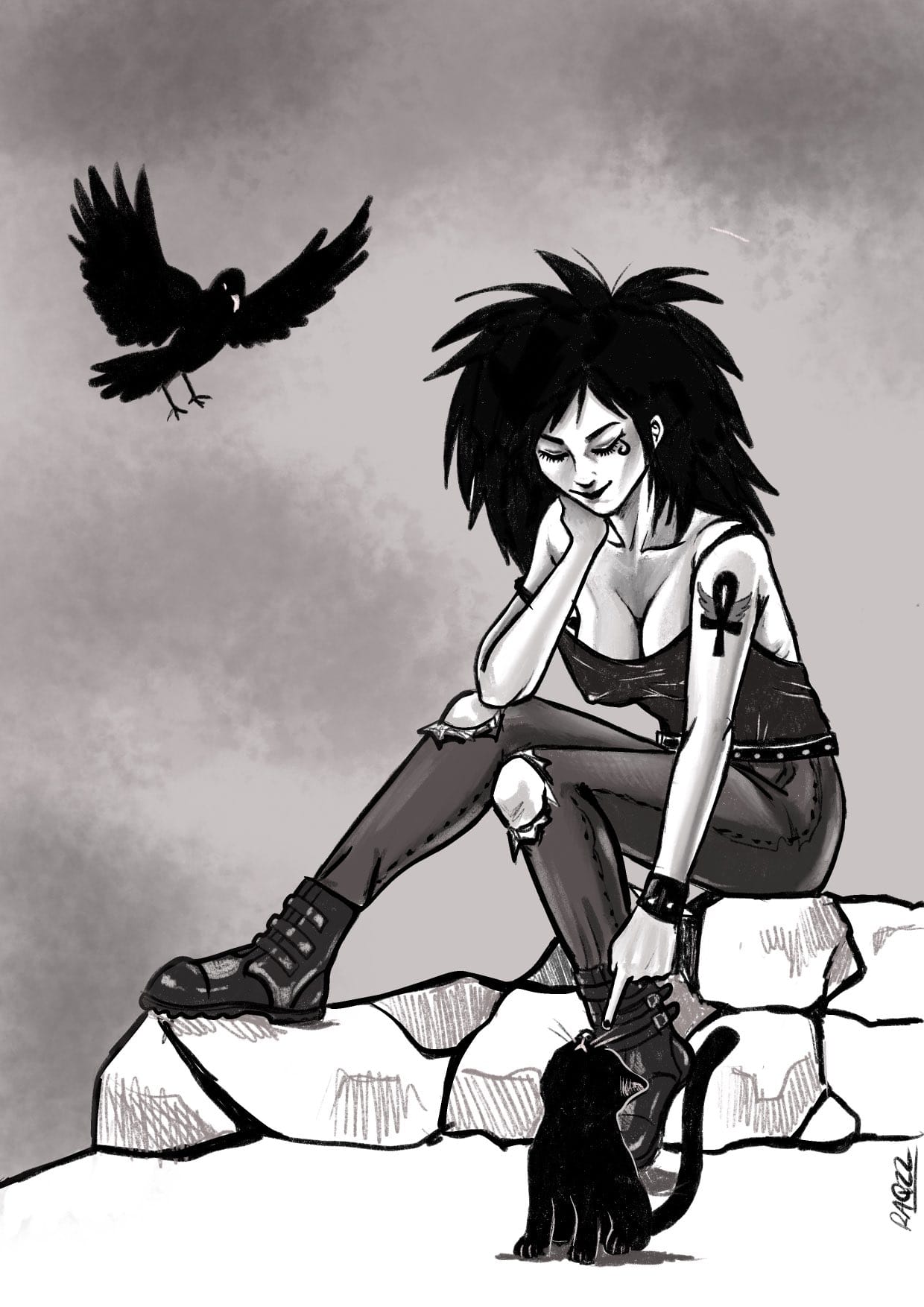 Death Ink Deviantart Death by RaquelNekro on DeviantArt