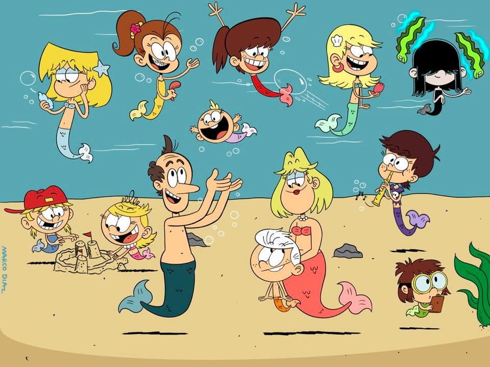 Loud Family As Mermaids By GiseleRazor1992 On DeviantArt loud-family-as-mermaids-by-giselerazor1992-on-deviantart