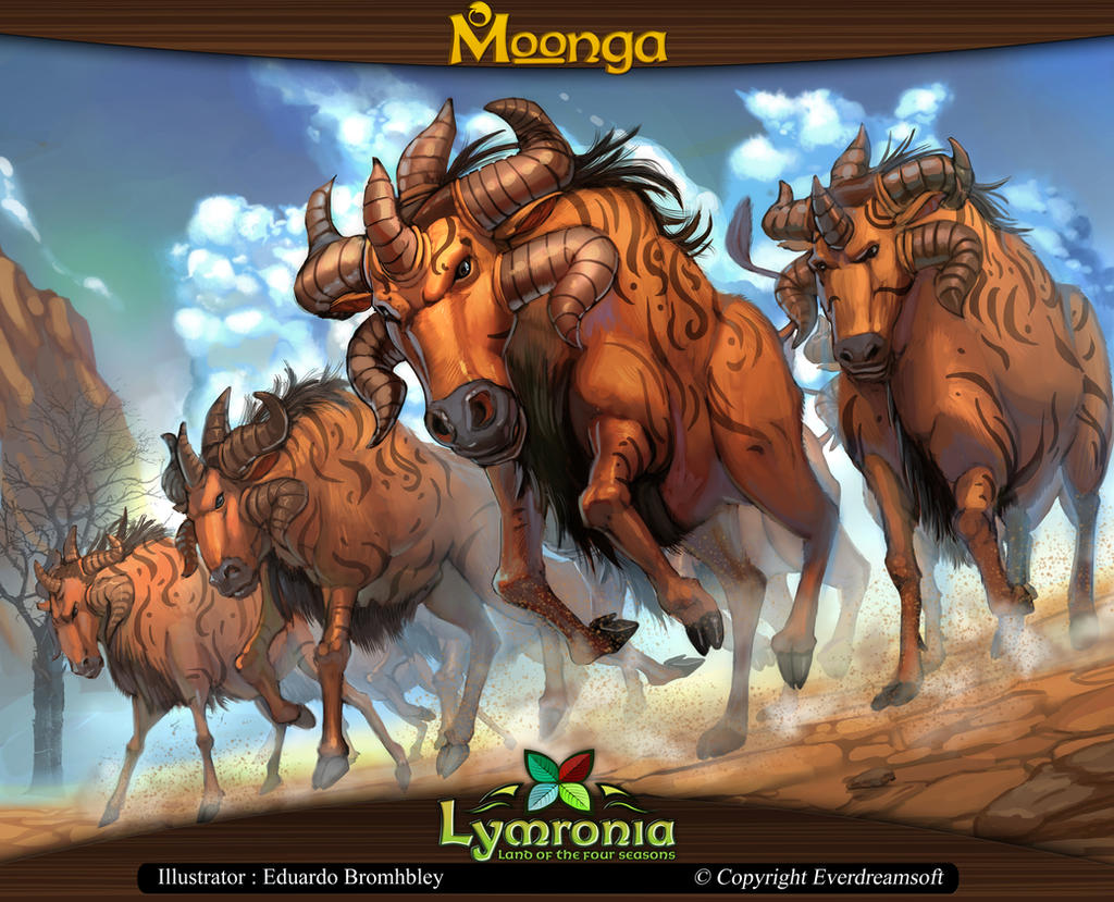 Moonga - Herd of Wildebeest