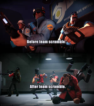 The Curse of Team Scramble