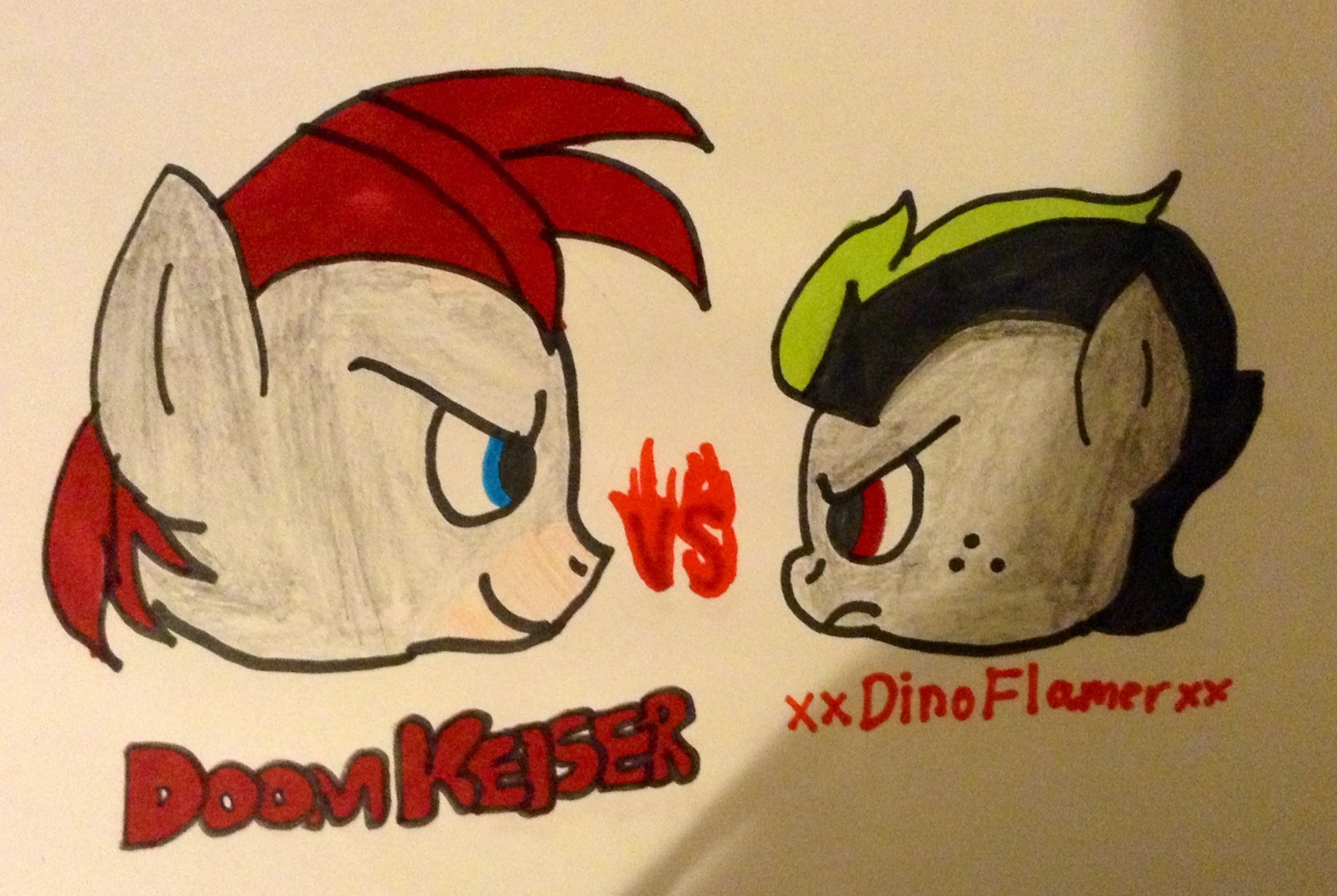 xxDinoFlamerxx VS DoomKeiser