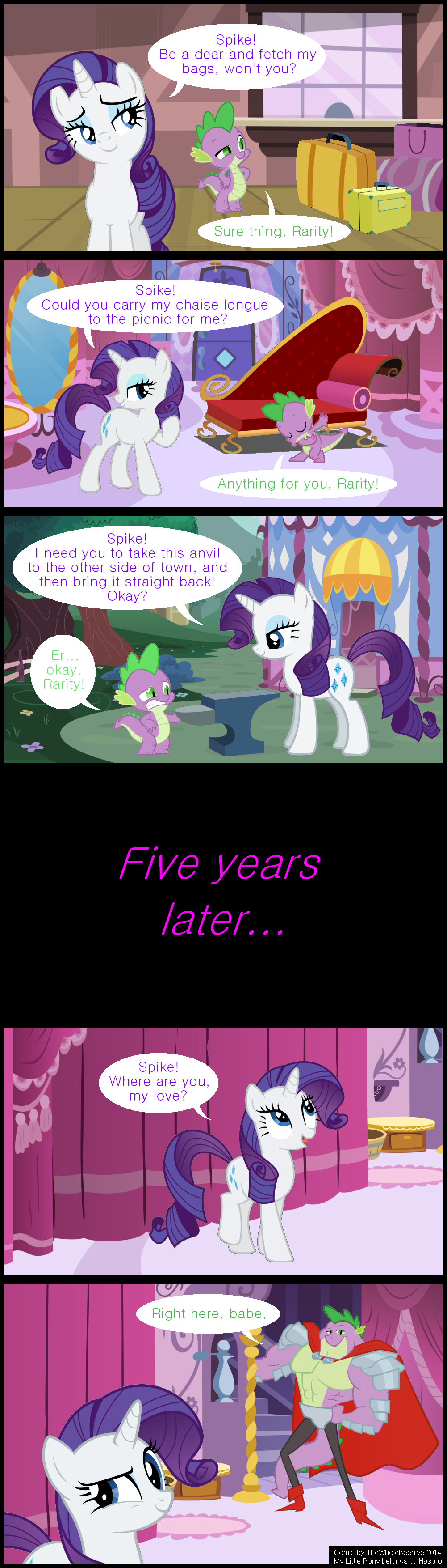 Rarity knows how to get what she wants