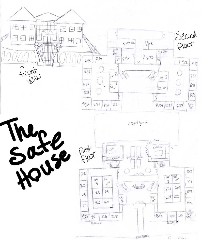 The Safe House +floor plans+ by OmNomWutNevrmind on DeviantArt