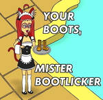 Your boots, mister bootlicker by limaneko