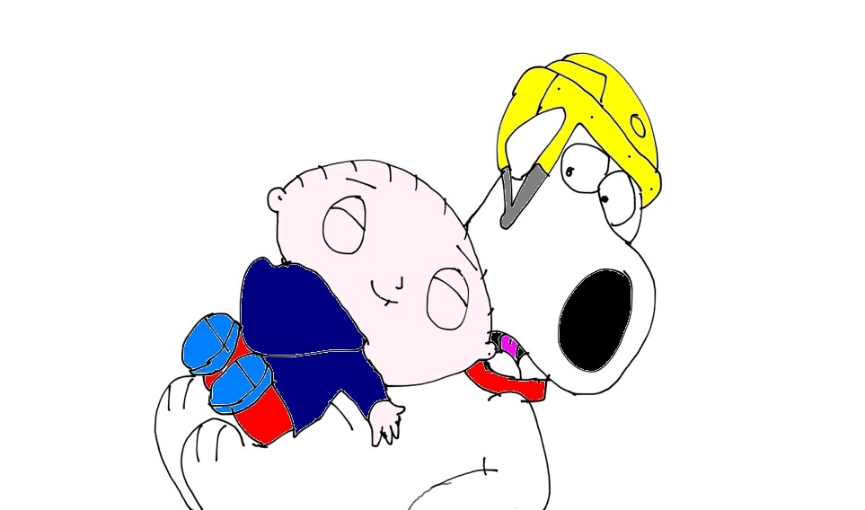 Stewie and Brian