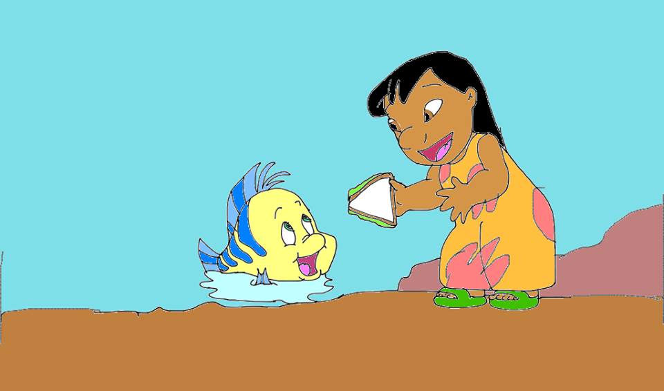 lilo and flounder