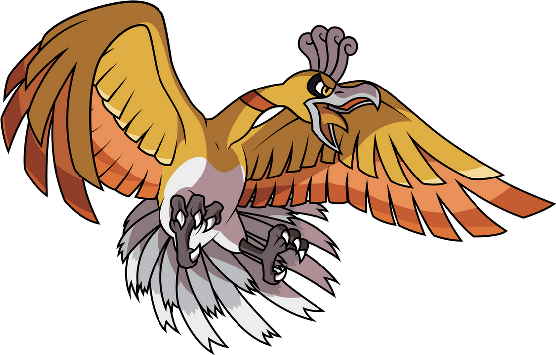 Shiny Ho-Oh Vector by Pokemon-Vector-Art on DeviantArt