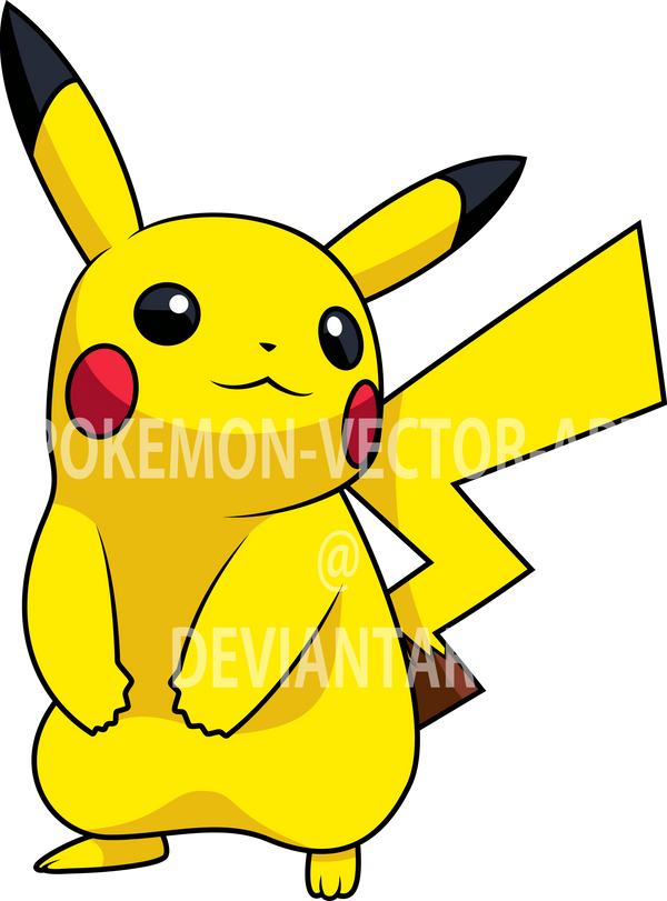 Pikachu Vector by Pokemon-Vector-Art on DeviantArt