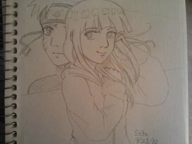 Sketches: Hinata and Naruto