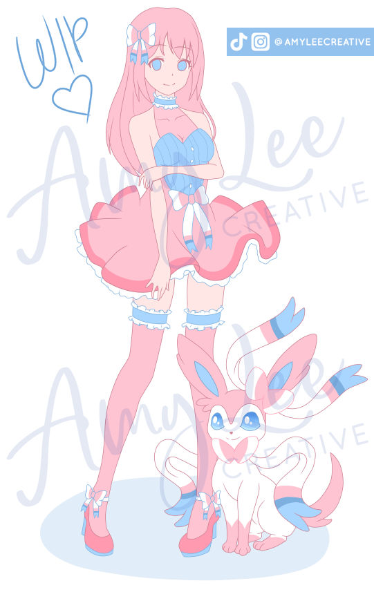 Pokemon WIP Sylveon Anime Girl By Amyartful On DeviantArt pokemon-wip-sylveon-anime-girl-by-amyartful-on-deviantart