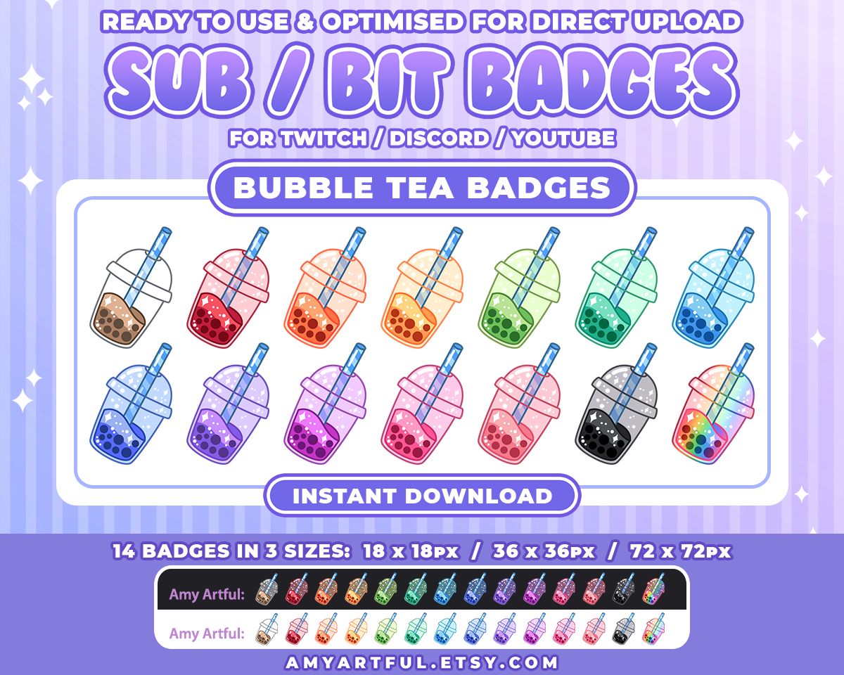 Draw sub badges , bit badges , emotes for twitch , discord emoji ,   by Pro_graphics_99