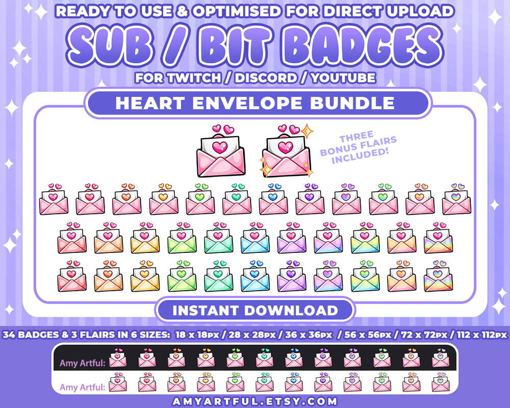 Twitch Sub Badges Lollipop Rainbow Badges Twitch Bits 