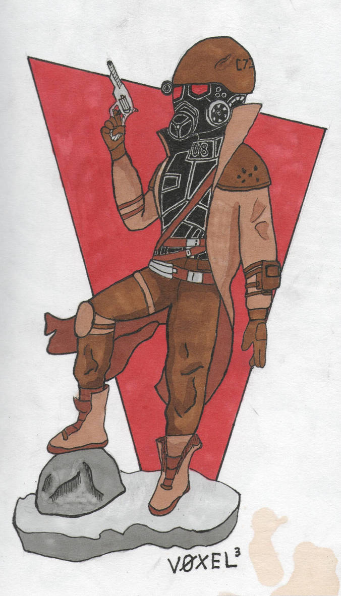 Inktober day 18 - NCR ranger by BrandonBreen on DeviantArt