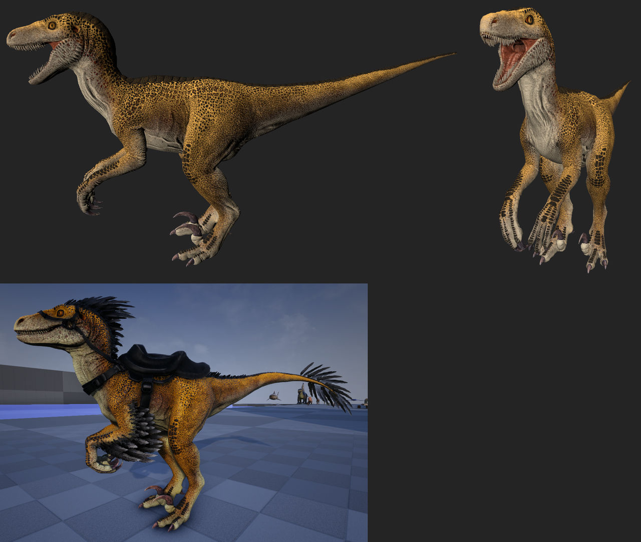 Quickclaw Raptor Primeval Pigments Skin by Freeflier181 on DeviantArt