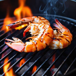 BBQ prawns
