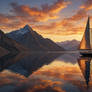 Sunset reflections