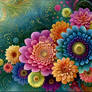 Abstract Dahlia