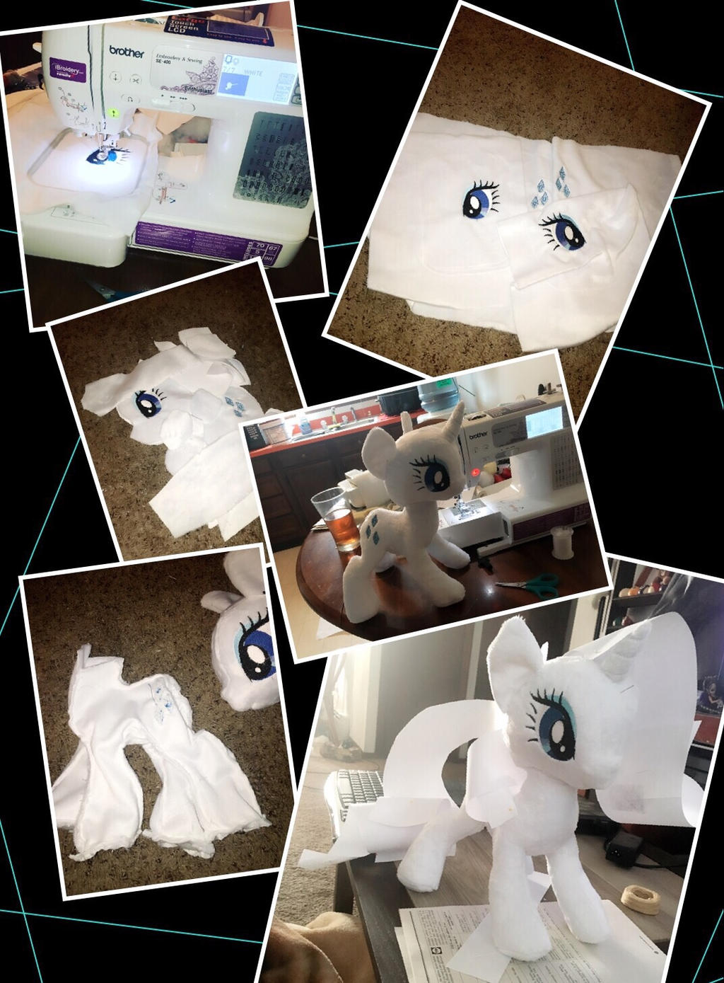 Mlp rarity plush WIP by KlTTEN-KANDY on DeviantArt