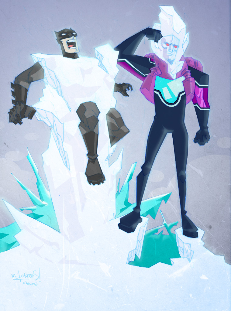 mr.freeze and the bat