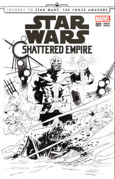 Star Wars: Shattered Empire Sketch Cover