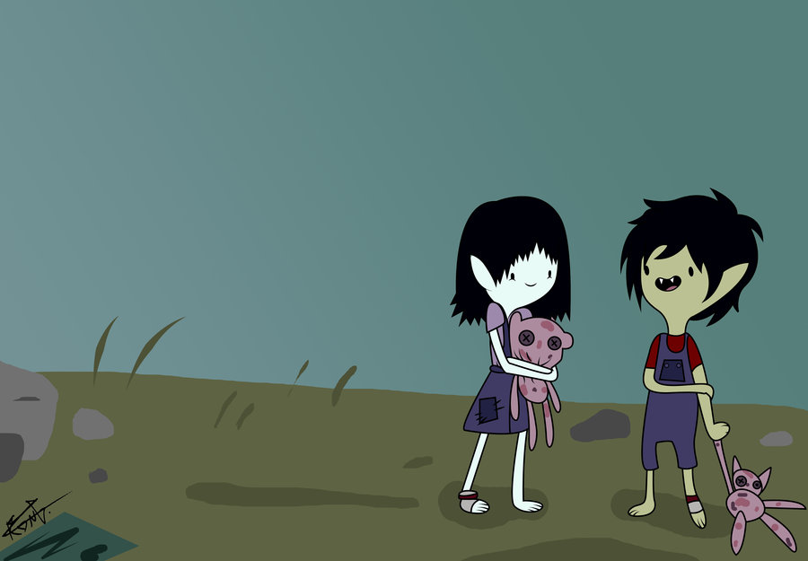 wallpaper marceline and marshall lee by