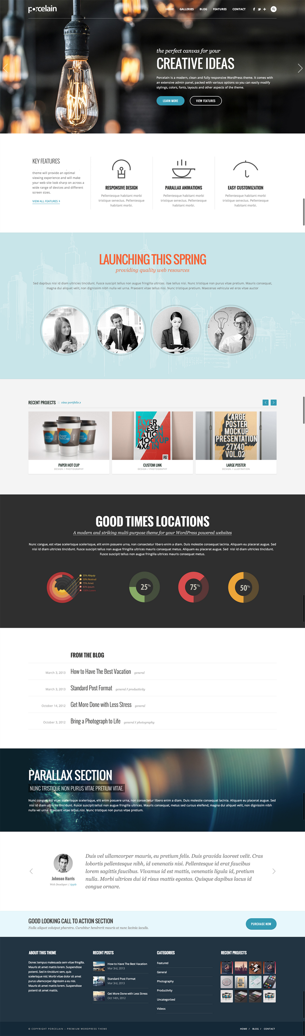 Porcelain CreAtive WP Idea
