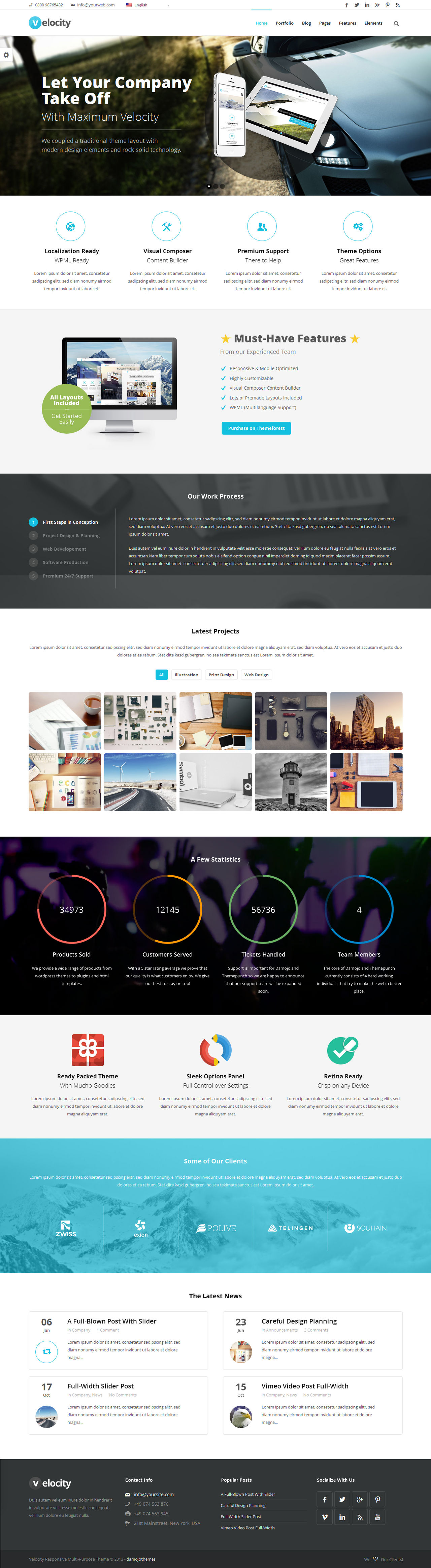 Velocity - Universal WP Theme