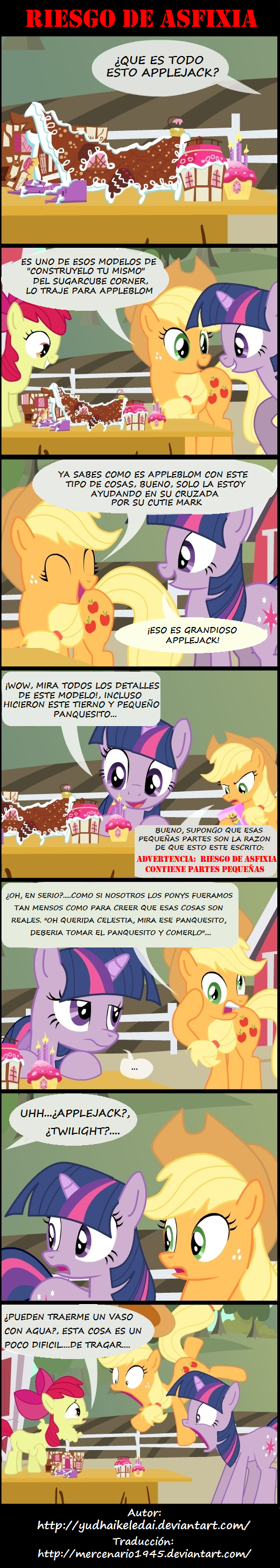 My little pony: Riesgo de Asfixia