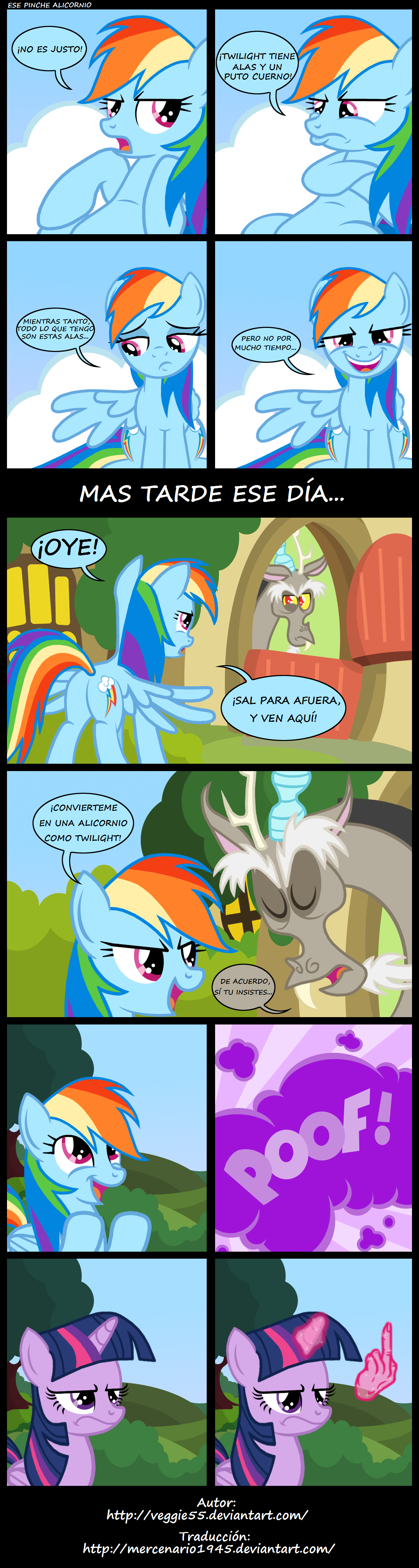 Rainbow Dash la Alicornio