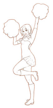 Naruto Pinup #1 - Sakura the Cheerleader