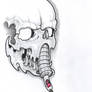 Tattoo Machine Skull