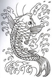 Koi Outline 09